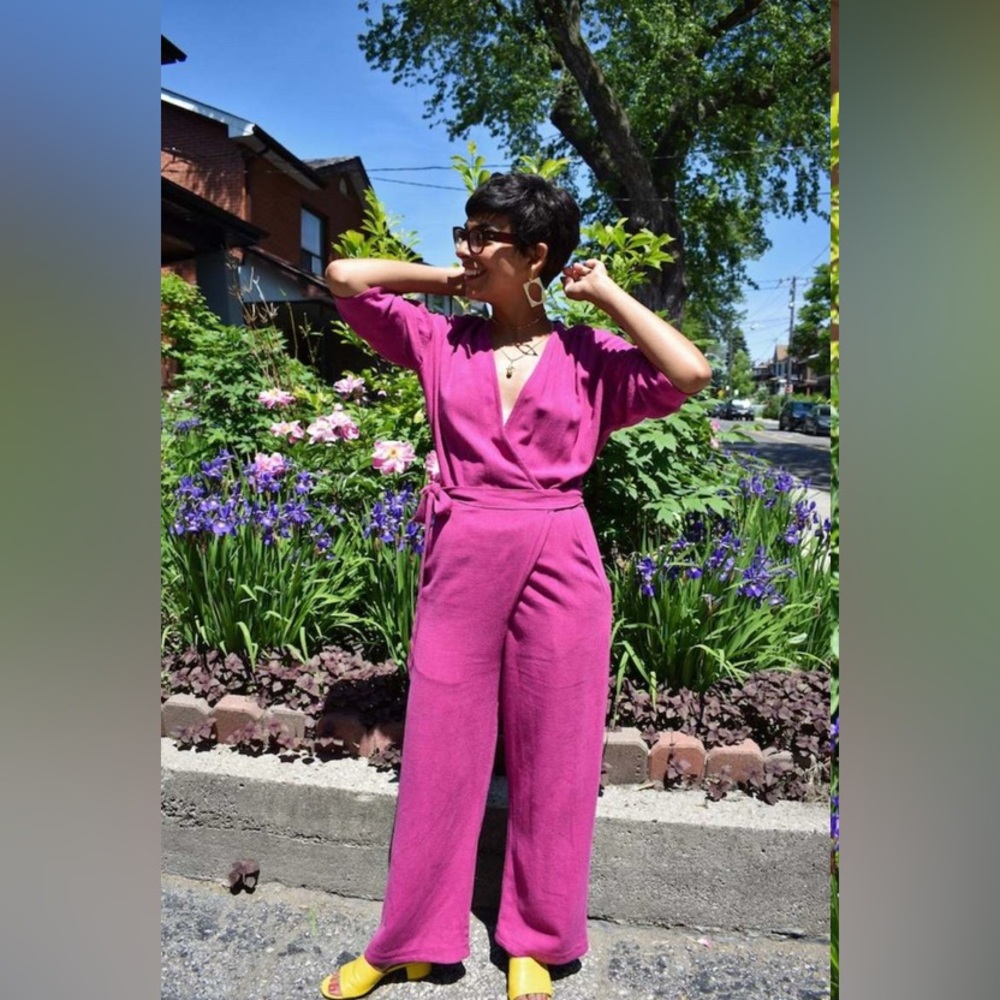 Eve Gravel | Fuschia Wild Boy Jumpsuit